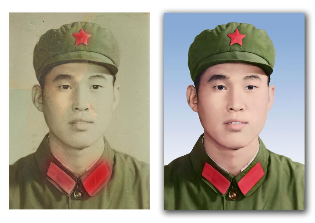 青松路街道破损照片修复-18